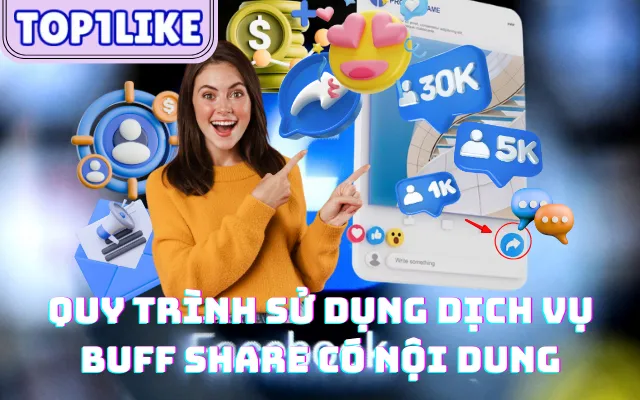 mua Lượt Share có Nội Dung